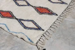 Tapis fait main coloré, 255 x 155 cm - AZ829