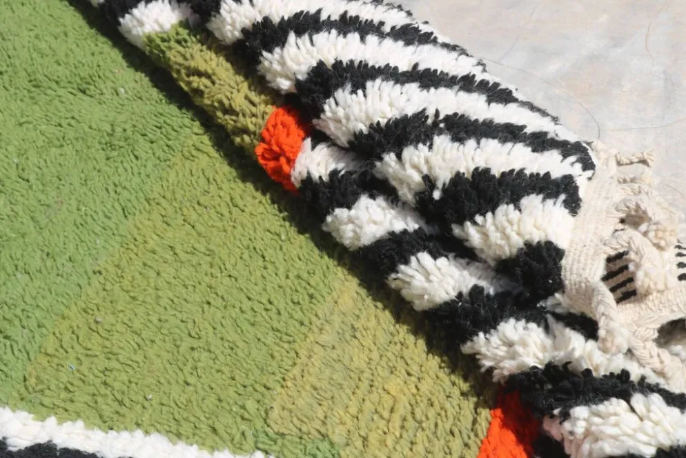 Tapis fait main coloré, 240 x 155 cm - AZ833