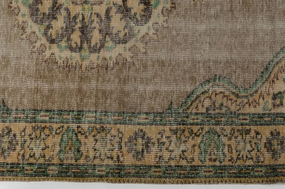 Tapis fait main Oushak au sol sku 1067