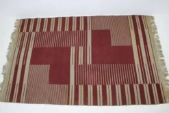 Tapis géométrique abstrait moderniste rare d'Antonín Kybal, 1948