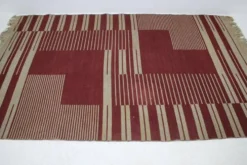 Tapis géométrique abstrait moderniste rare d'Antonín Kybal, 1948