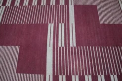 Tapis géométrique abstrait moderniste rare d'Antonín Kybal, 1948