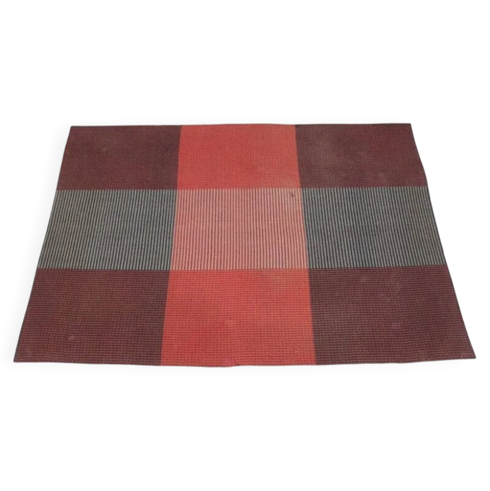 Tapis géométrique au design original d'Antonín Kybal, vers 1940.