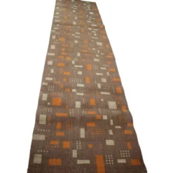 Tapis géométrique design mid-century, années 1960