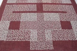 Tapis géométrique du milieu du siècle / Tapis, années 1950