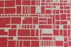 Tapis géométrique moderniste, milieu du siècle, années 1960