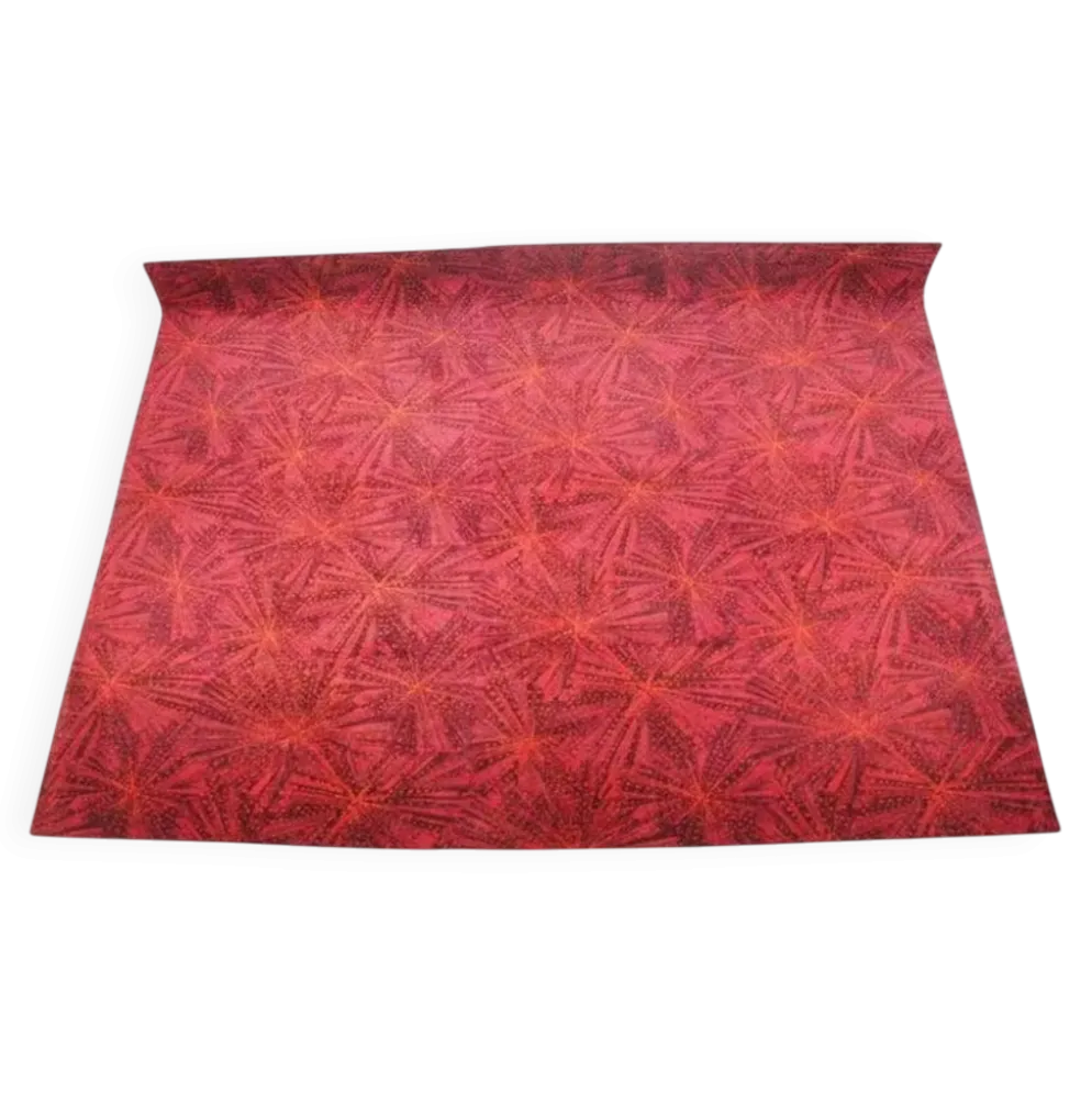 Tapis géométrique énorme et époustouflant par A. Ambrossová, 1967