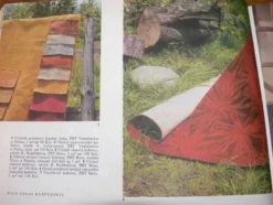 Tapis géométrique énorme et époustouflant par A. Ambrossová, 1967