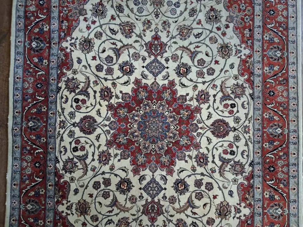 Tapis Indo Tabriz fait main 246x158cm