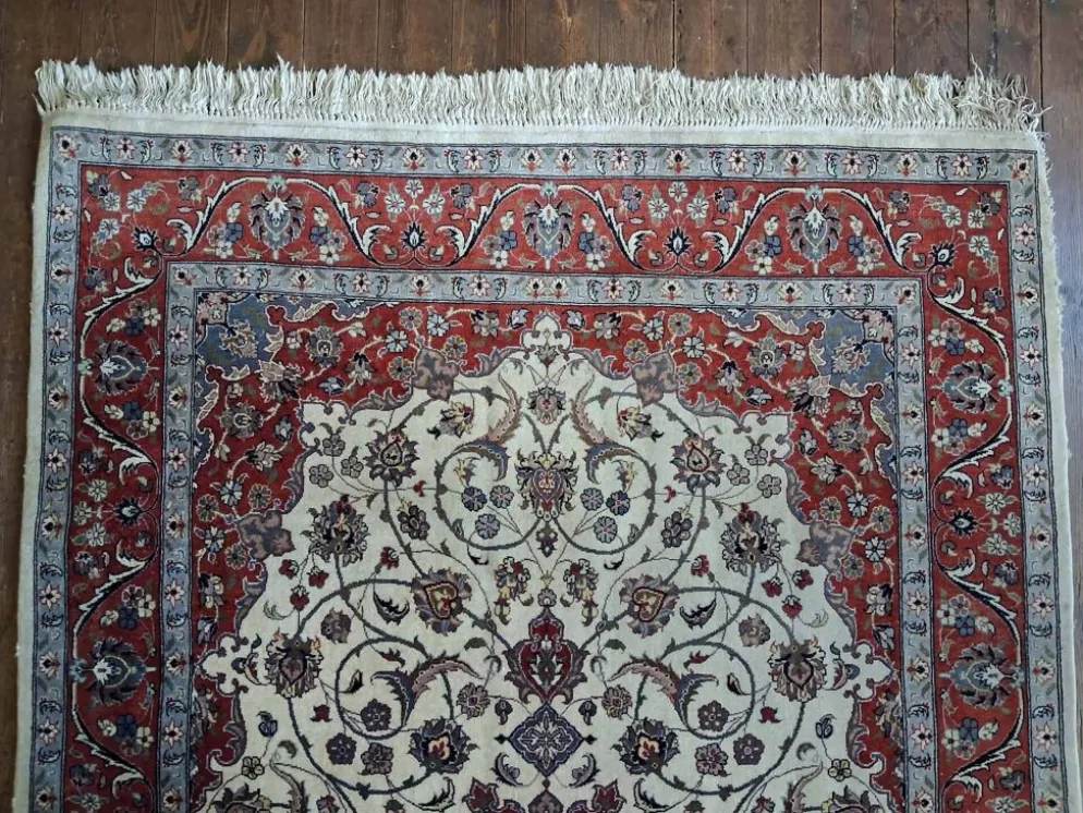 Tapis Indo Tabriz fait main 246x158cm