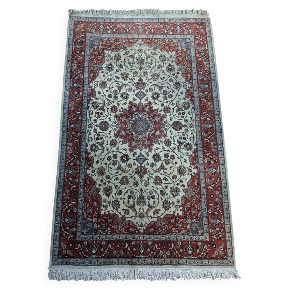 Tapis Indo Tabriz fait main 246x158cm