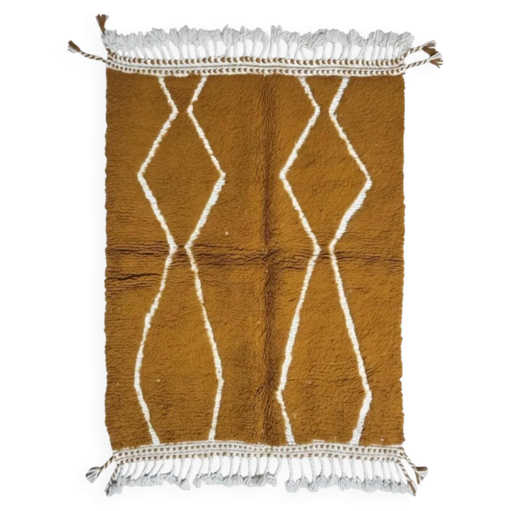 Tapis Jaune Moutarde - 156 x 125 cm