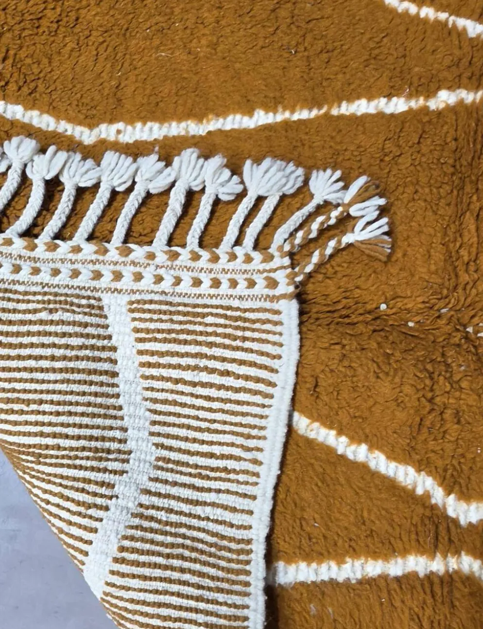 Tapis Jaune Moutarde - 156 x 125 cm