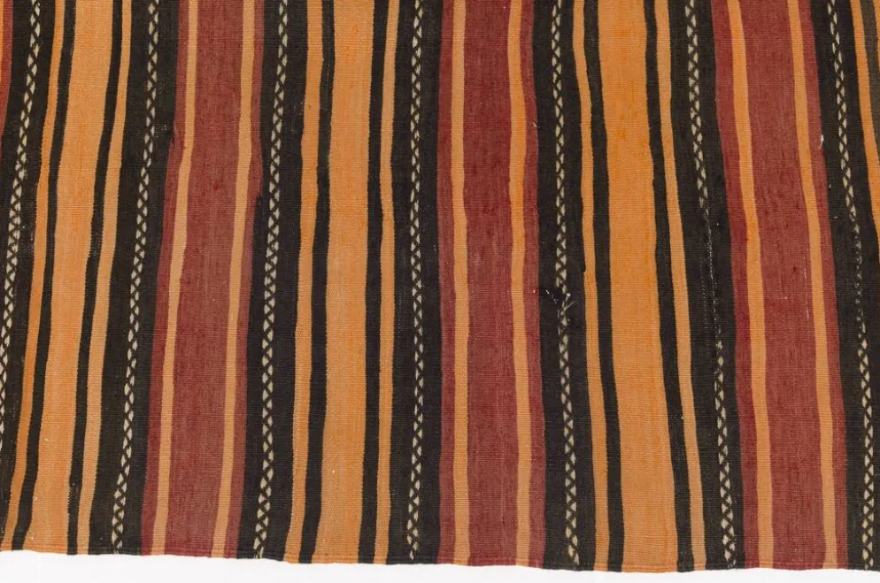 Tapis kilim anatolien vintage rayé extra long – 337 x 139 cm – sku 134