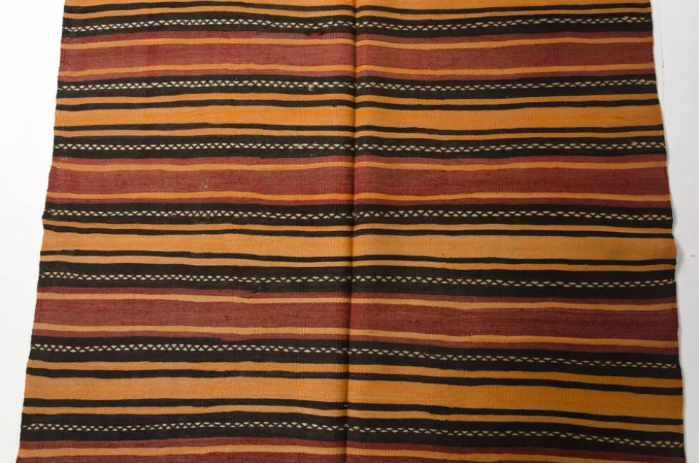 Tapis kilim anatolien vintage rayé extra long – 337 x 139 cm – sku 134
