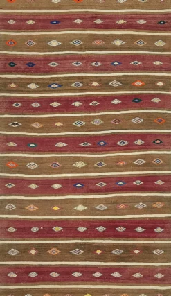 Tapis kilim anatolien vintage fait main turc 167 cm x 293 cm