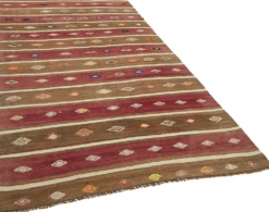 Tapis kilim anatolien vintage fait main turc 167 cm x 293 cm