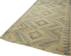 Tapis kilim anatolien vintage fait main turc 180 cm x 320 cm