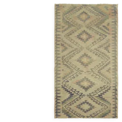 Tapis kilim anatolien vintage fait main turc 180 cm x 320 cm