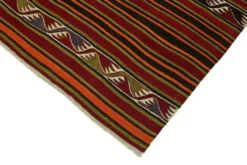Tapis kilim anatolien vintage fait main turc 155 cm x 335 cm