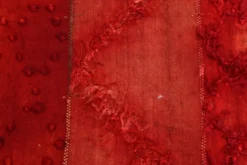 Tapis Kilim Anatolien Vintage Turc, Teintes de Rouge Vin Décor Boho