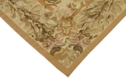 Tapis kilim aubusson vintage européen fait main 177 cm x 273 cm