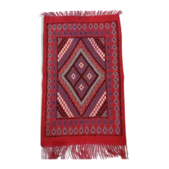 Tapis kilim berbère rouge 60x100cm