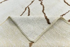 Tapis Kilim contemporain vintage super doux 6x9, 198x269 cm