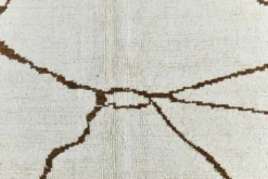 Tapis Kilim contemporain vintage super doux 6x9, 198x269 cm