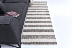 Tapis kilim de couloir, tapis kilim en laine 207x72 cm, tapis en laine naturelle