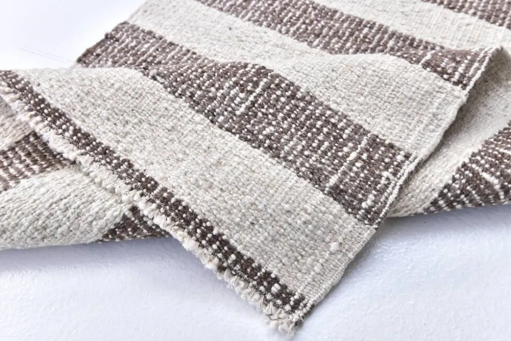 Tapis kilim de couloir, tapis kilim en laine 207x72 cm, tapis en laine naturelle