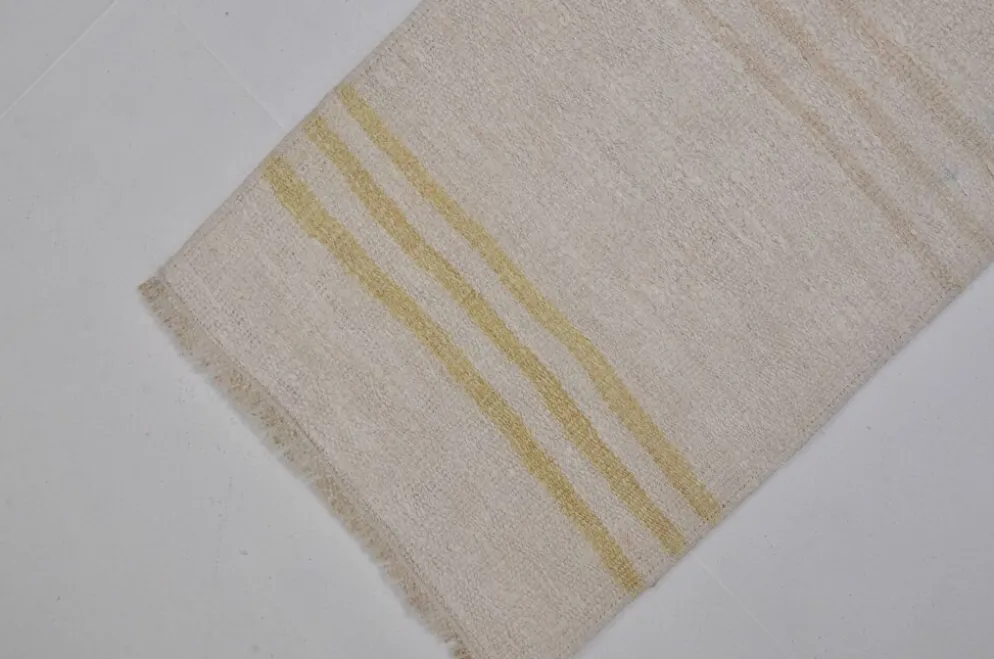 Tapis kilim en chanvre fait main vintage petit Sku3984