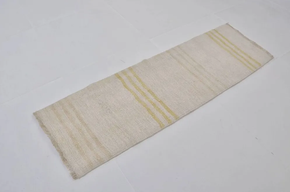 Tapis kilim en chanvre fait main vintage petit Sku3984