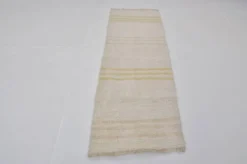 Tapis kilim en chanvre fait main vintage petit Sku3984