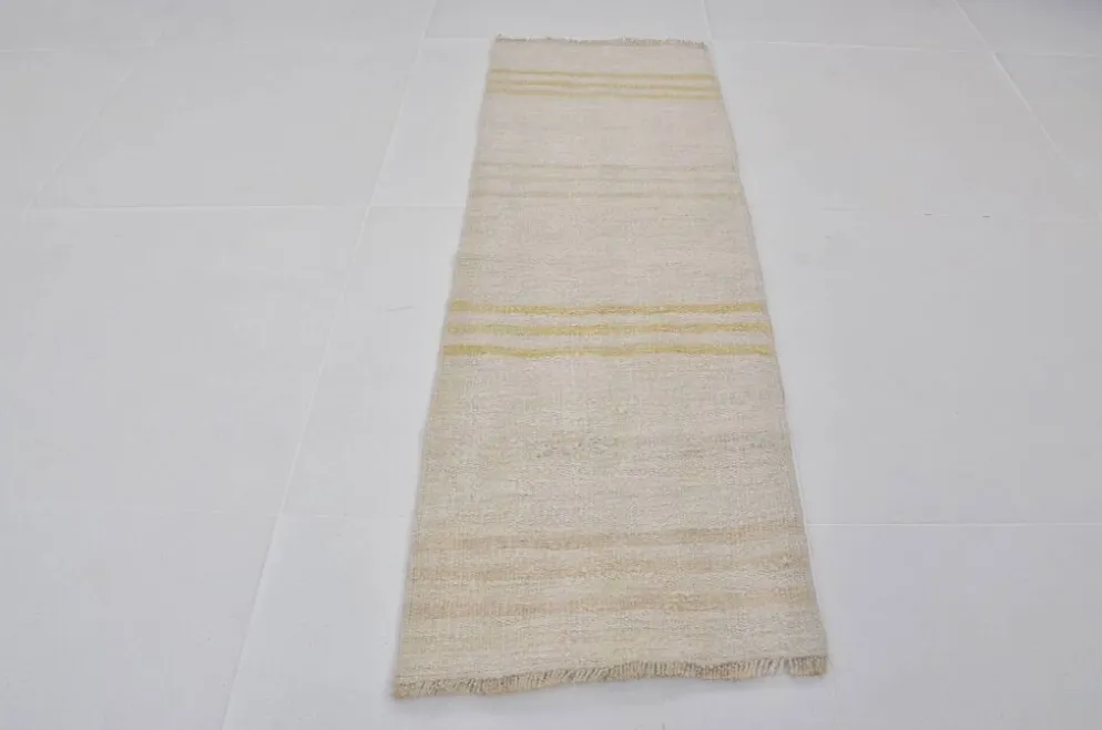 Tapis kilim en chanvre fait main vintage petit Sku3984