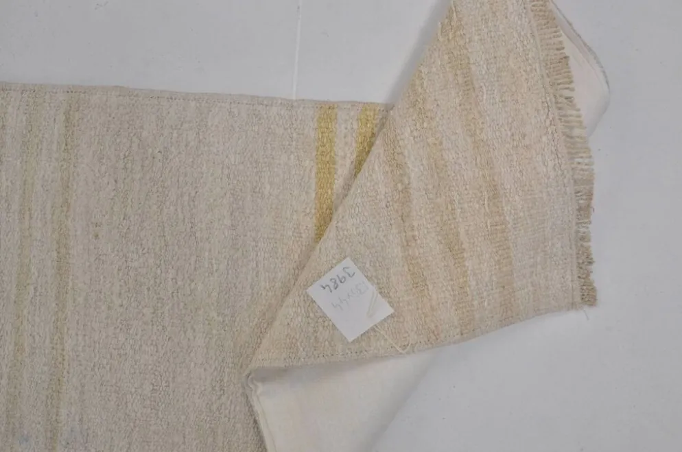 Tapis kilim en chanvre fait main vintage petit Sku3984