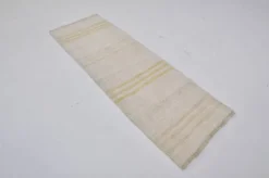 Tapis kilim en chanvre fait main vintage petit Sku3984