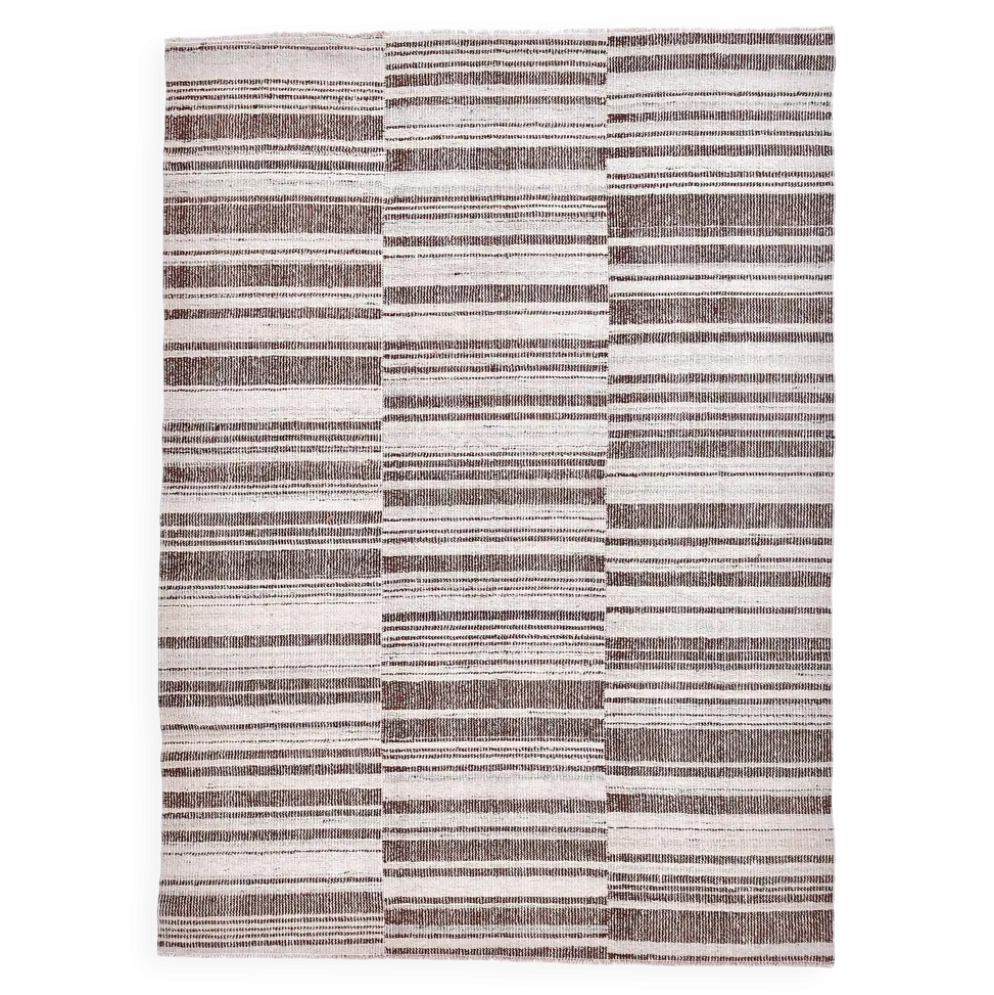 Tapis kilim en laine beige orange 215x300 cm, tapis kilim terracota 7x10.