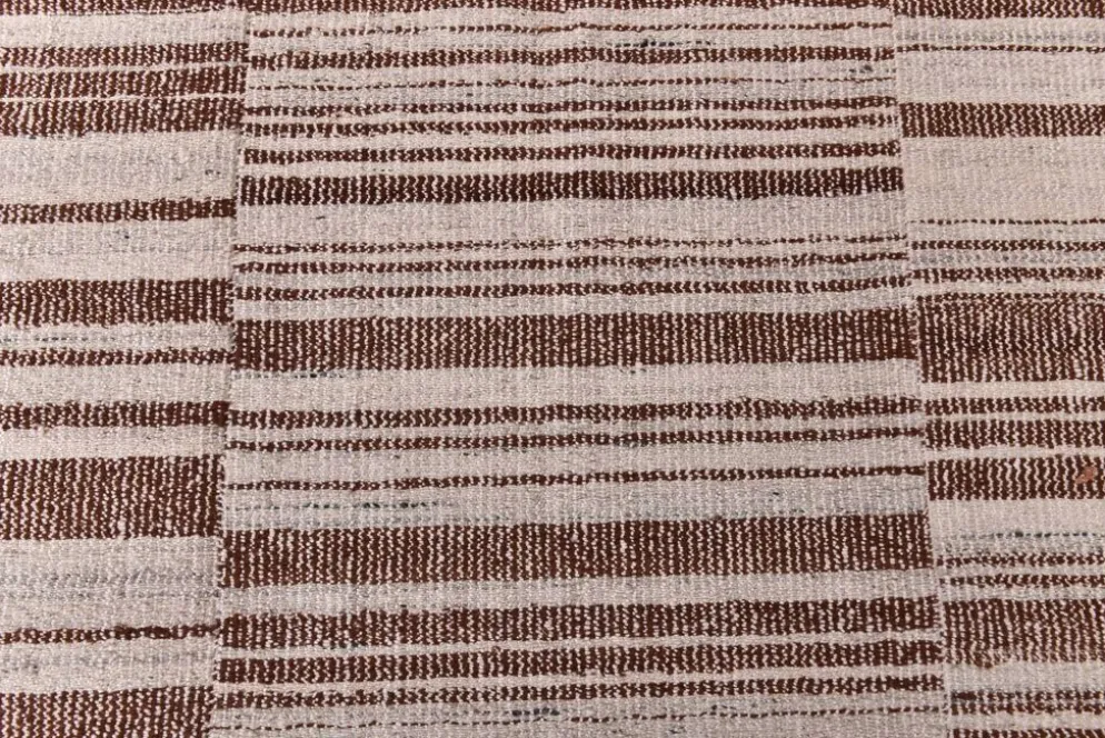 Tapis kilim en laine beige orange 215x300 cm, tapis kilim terracota 7x10.