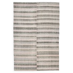 Tapis kilim en laine rose vert 212x145, tapis kilim en laine biologique, tapis scandinave k