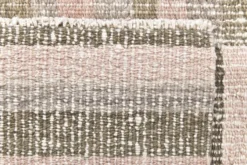 Tapis kilim en laine rose vert 212x145, tapis kilim en laine biologique, tapis scandinave k