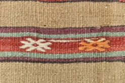 Tapis Kilim en laine vintage, 148 x 191 cm, décoration murale unique