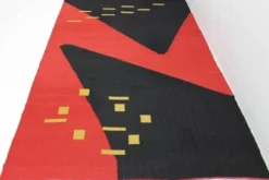 Tapis kilim géométrique moderniste, années 1950
