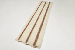 Tapis Kilim marron et beige 2x8, 71x260 cm