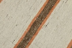 Tapis Kilim marron et beige 2x8, 71x260 cm