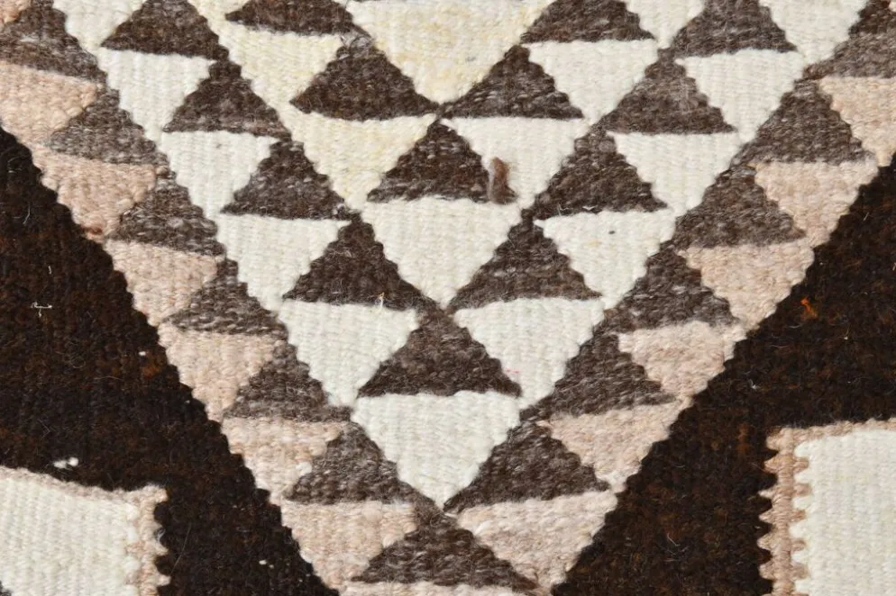 Tapis Kilim persan marron beige 3x10, 97x324 cm