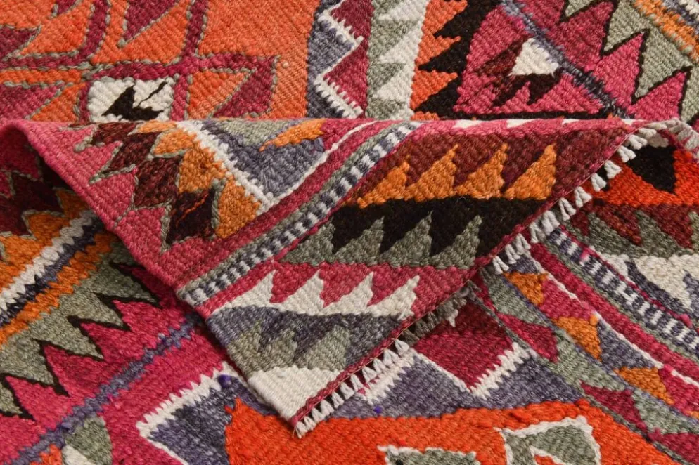 Tapis Kilim persan vintage 3x10, 97x299 cm