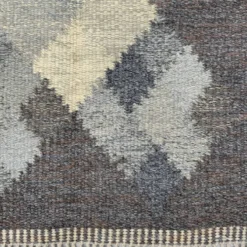 Tapis kilim röllakan suédois du milieu du siècle par brita svefors pour axeco 1960