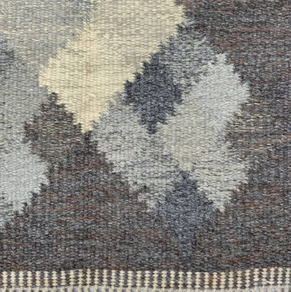 Tapis kilim röllakan suédois du milieu du siècle par brita svefors pour axeco 1960
