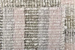 Tapis kilim rose pastel, tapis kilim en laine 325x217 cm, grand tapis kilim